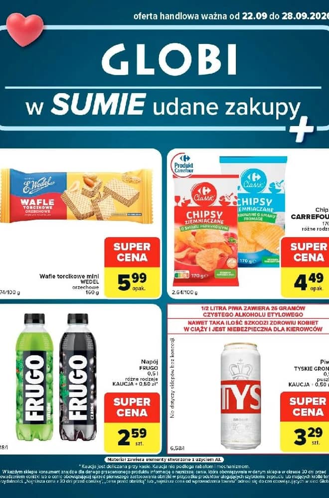 Okładka gazetki Carrefour, ważna 22–28 wrzesień 2026