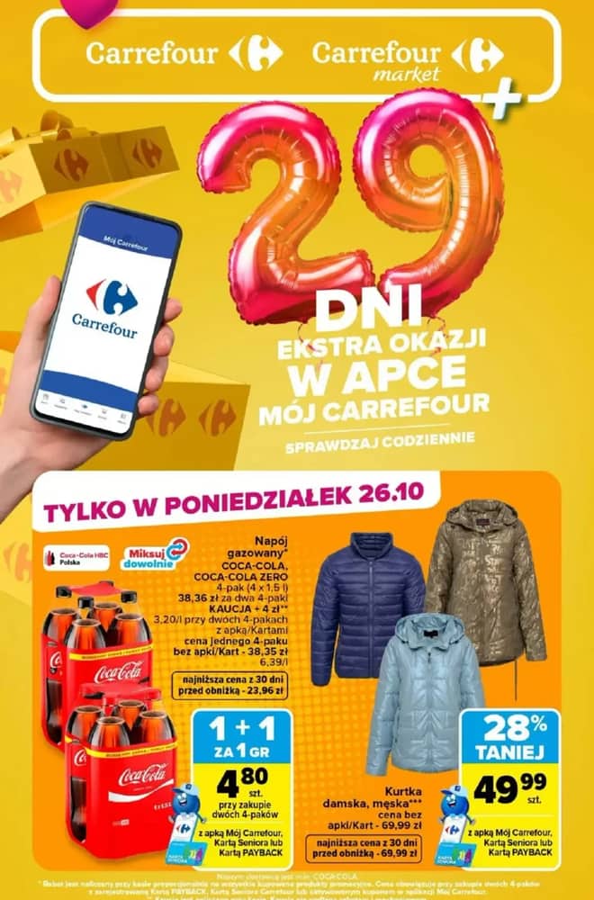 Okładka gazetki Carrefour, ważna 26–30 październik 2026