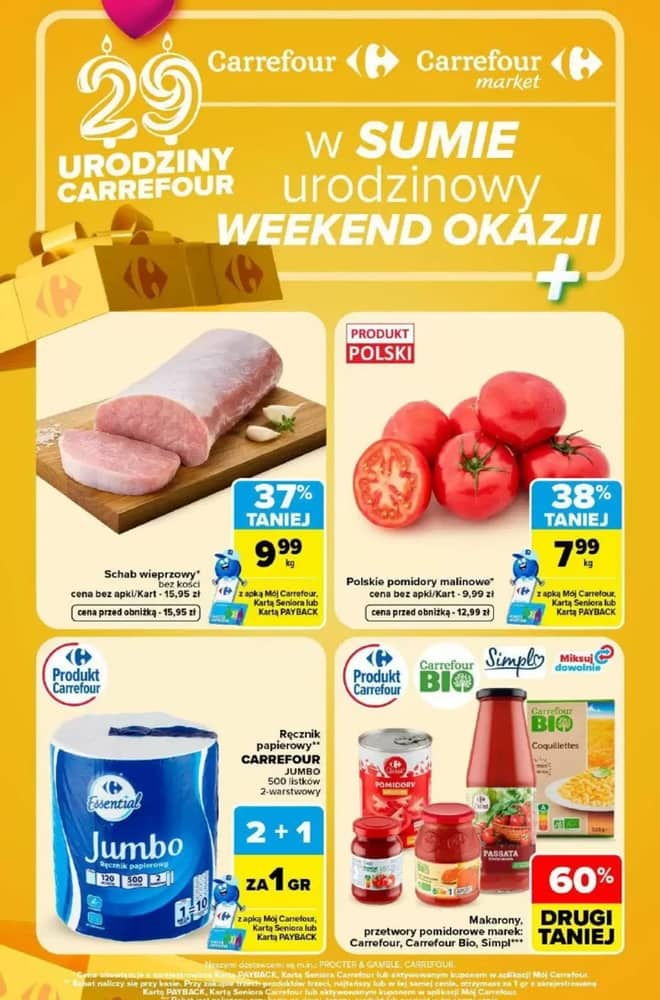 Okładka gazetki Carrefour, ważna 29–31 październik 2026