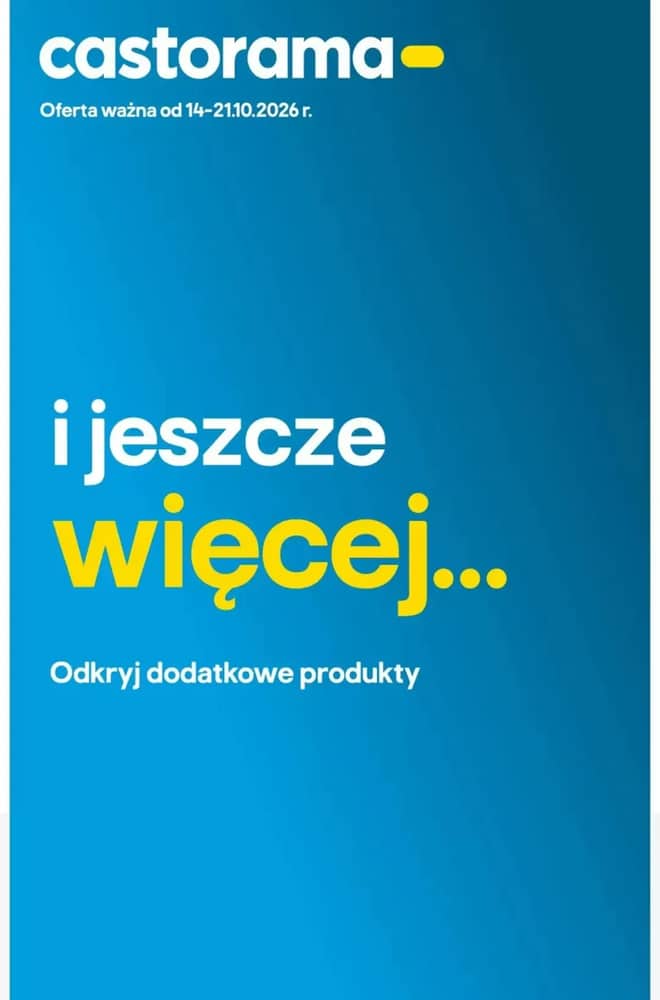 Okładka gazetki Castorama, ważna 14–21 październik 2026