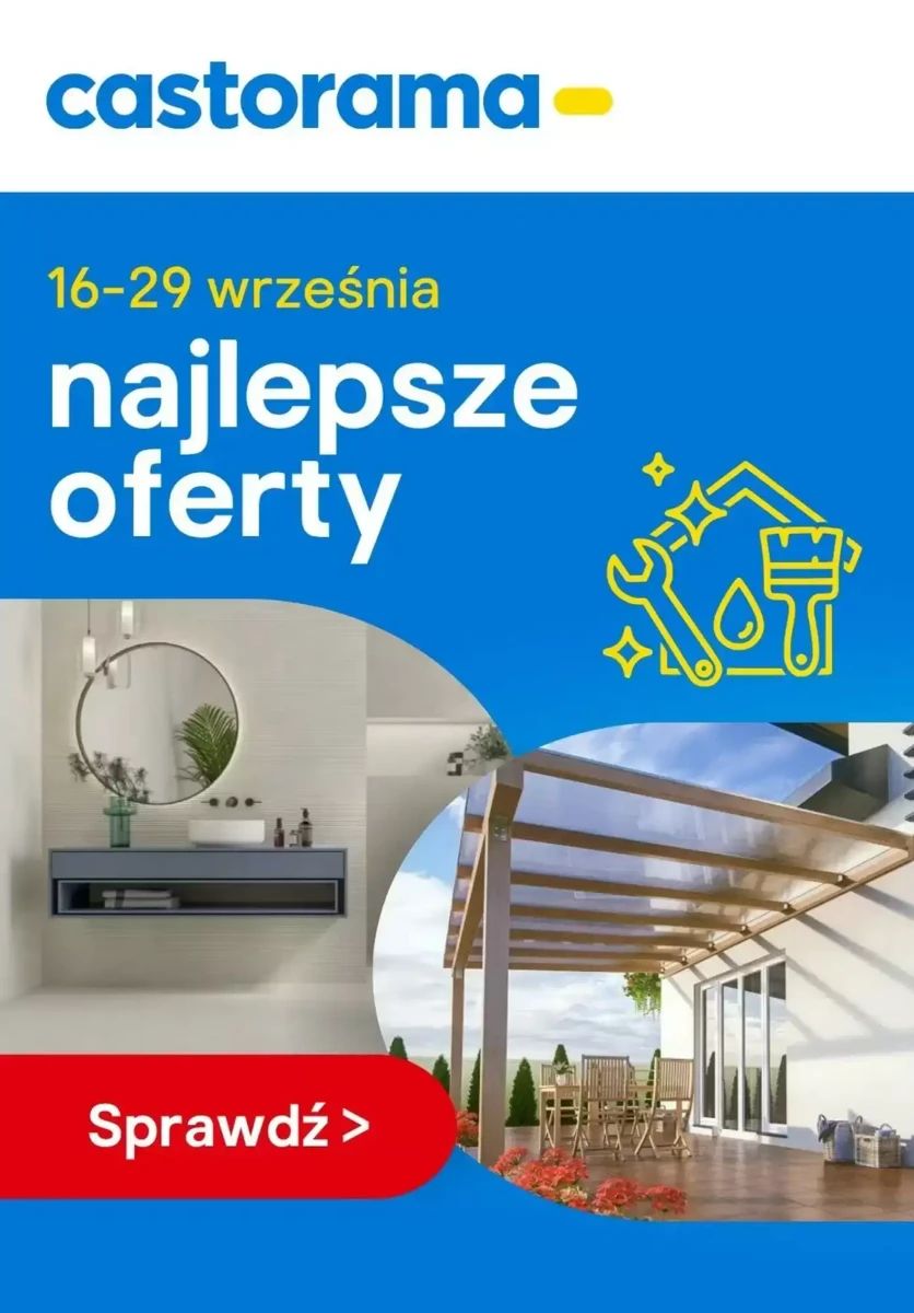 Gazetka Castorama, strona 1 z 16