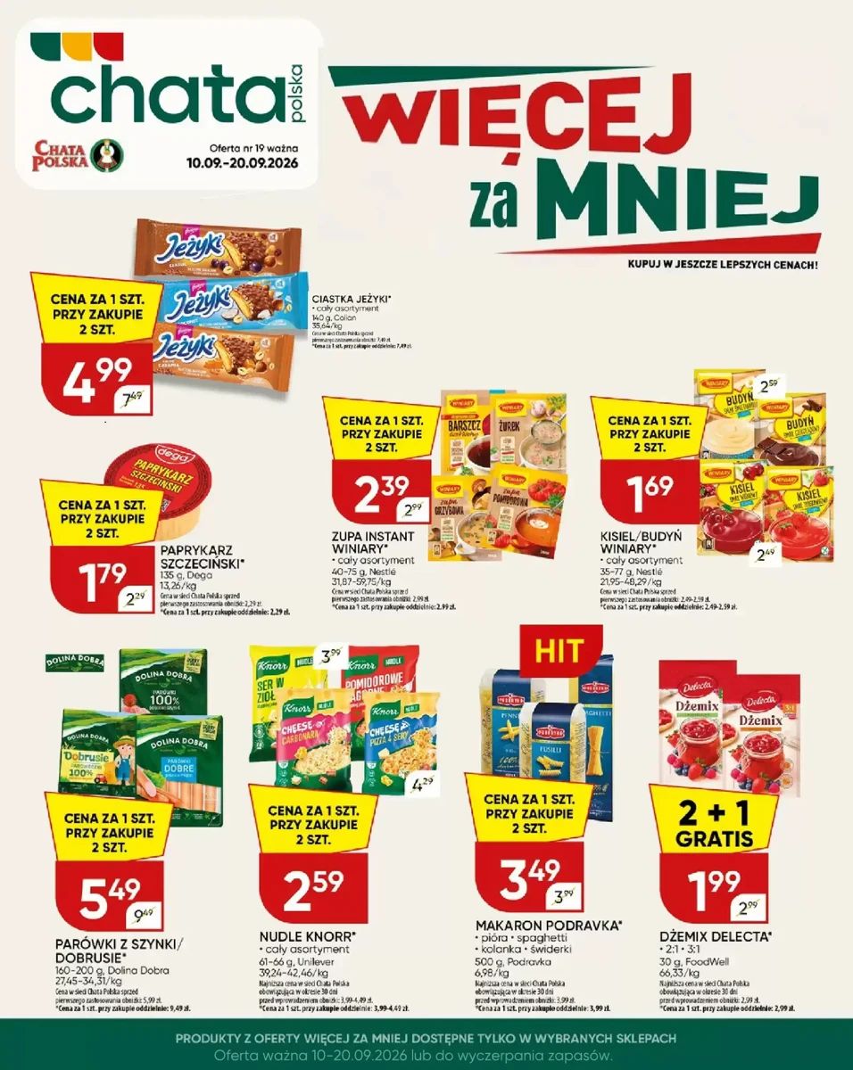 Gazetka Chata Polska, strona 1 z 3