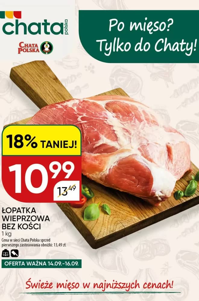 Okładka gazetki Chata Polska, ważna 14–16 wrzesień 2026