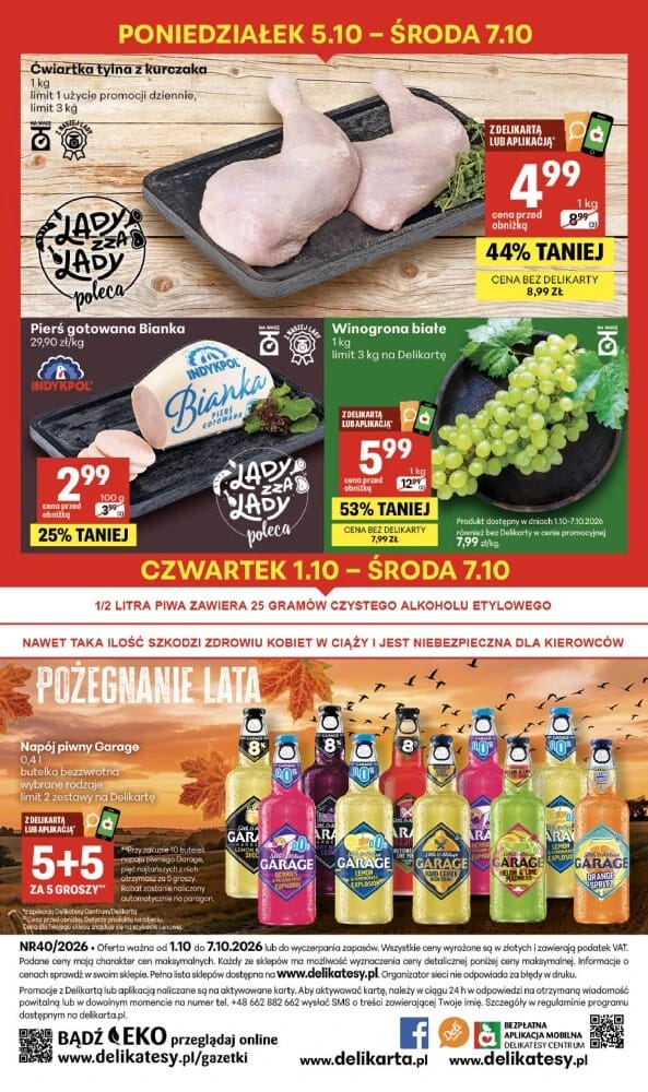 Gazetka Delikatesy Centrum, strona 40 z 40