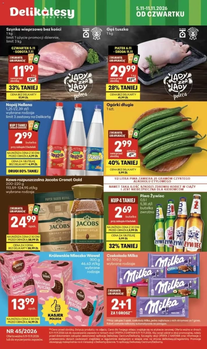 Gazetka Delikatesy Centrum, strona 1 z 40