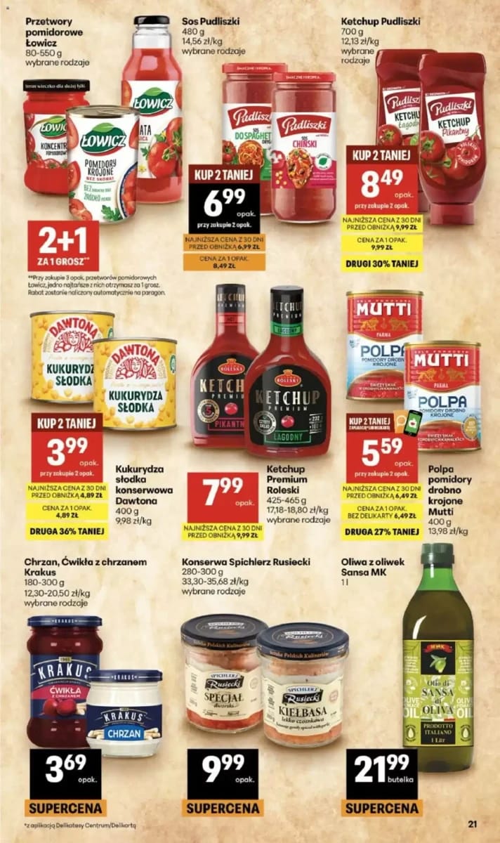 Gazetka Delikatesy Centrum, strona 21 z 40