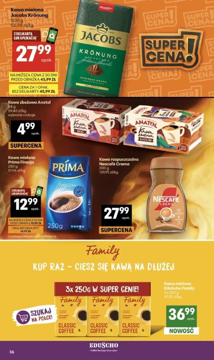Gazetka Delikatesy Centrum, strona 36 z 40