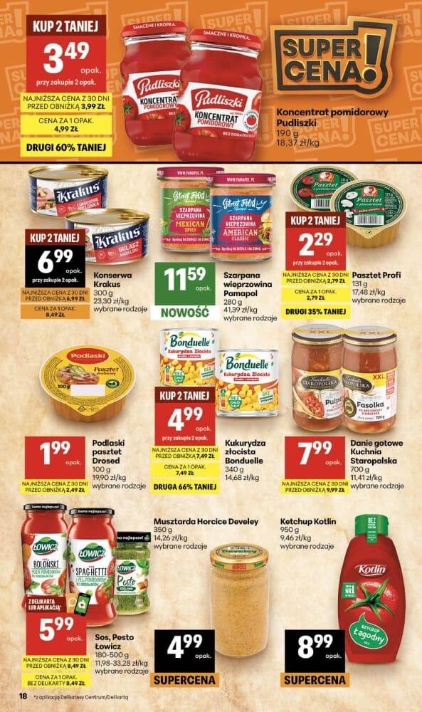 Gazetka Delikatesy Centrum, strona 18 z 40