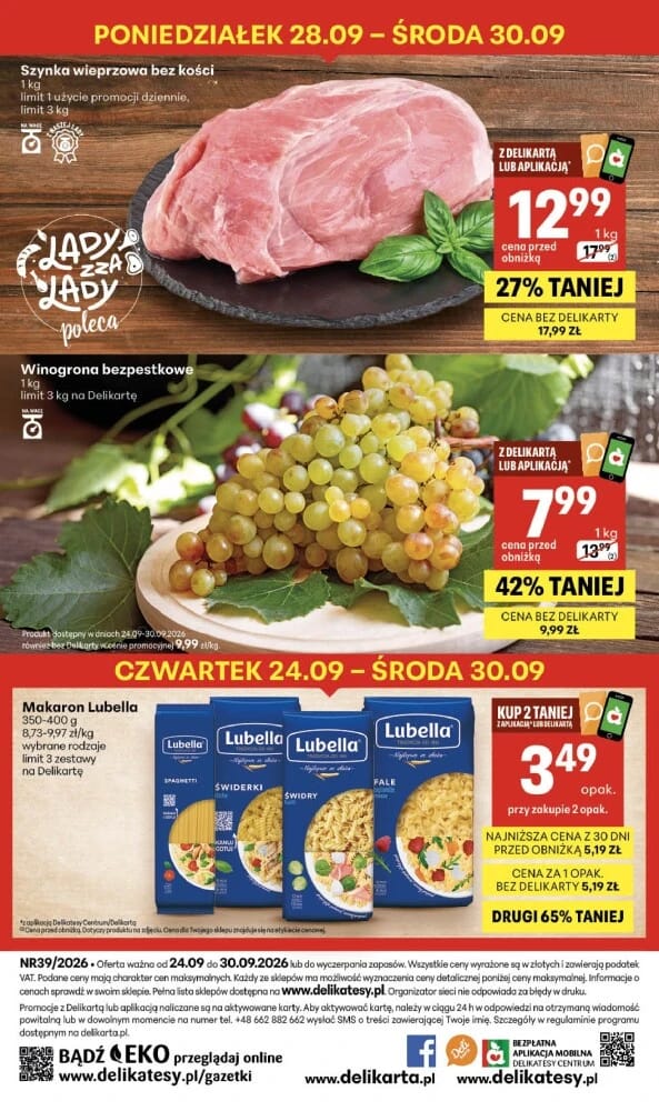 Gazetka Delikatesy Centrum, strona 40 z 40