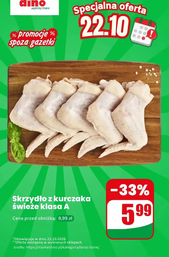 Okładka gazetki Dino, ważna 22–22 październik 2026