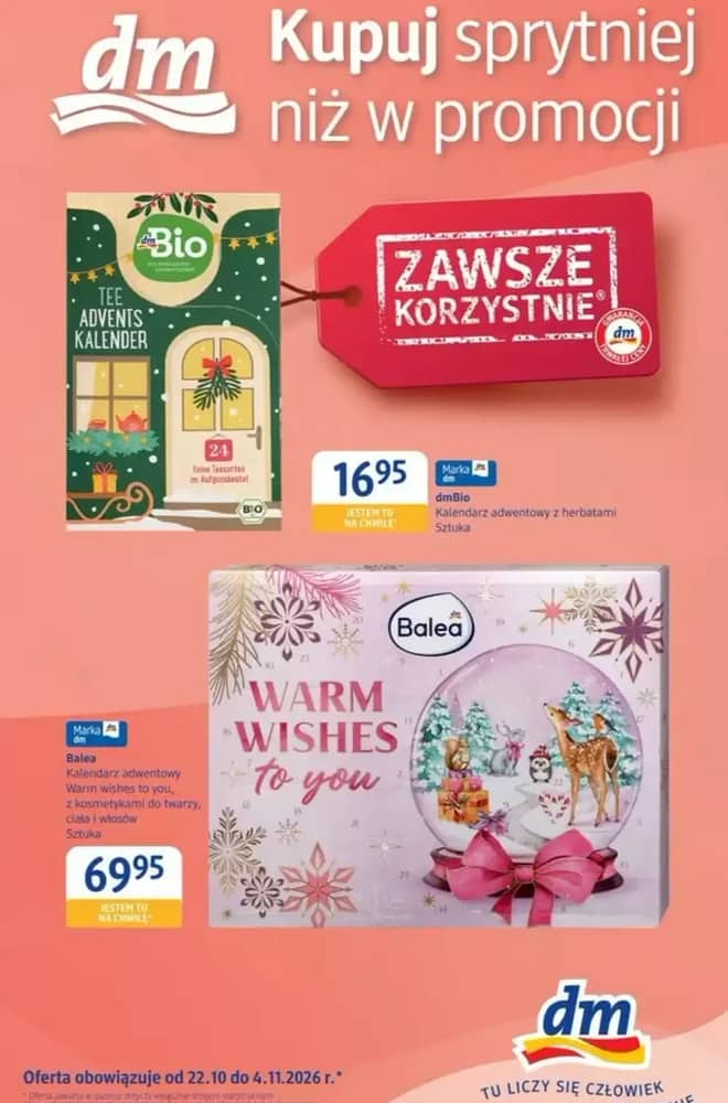 Okładka gazetki dm drogerie markt, ważna 22 października 2026 – 4 listopada 2026
