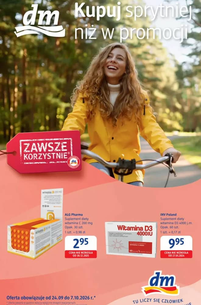 Okładka gazetki dm drogerie markt, ważna 24 września 2026 – 7 października 2026