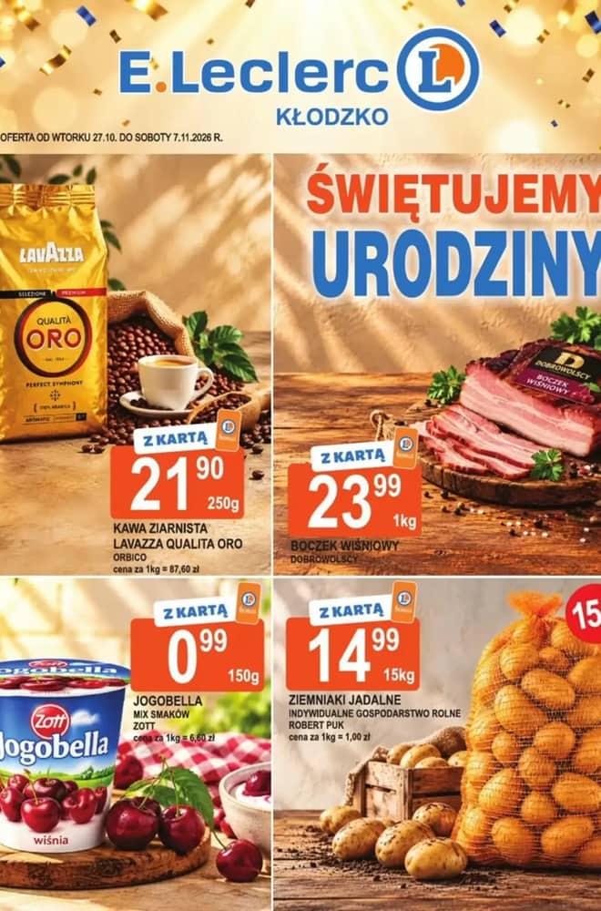 Okładka gazetki E.Leclerc, ważna 27 października 2026 – 7 listopada 2026