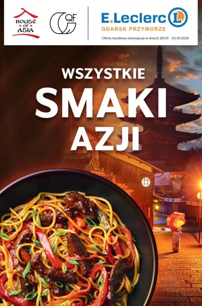 Okładka gazetki E.Leclerc, ważna 28 września 2026 – 10 października 2026