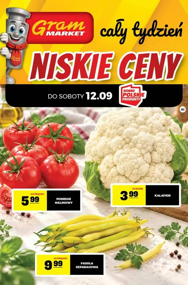 Okładka gazetki Gram Market, ważna 11–16 wrzesień 2026