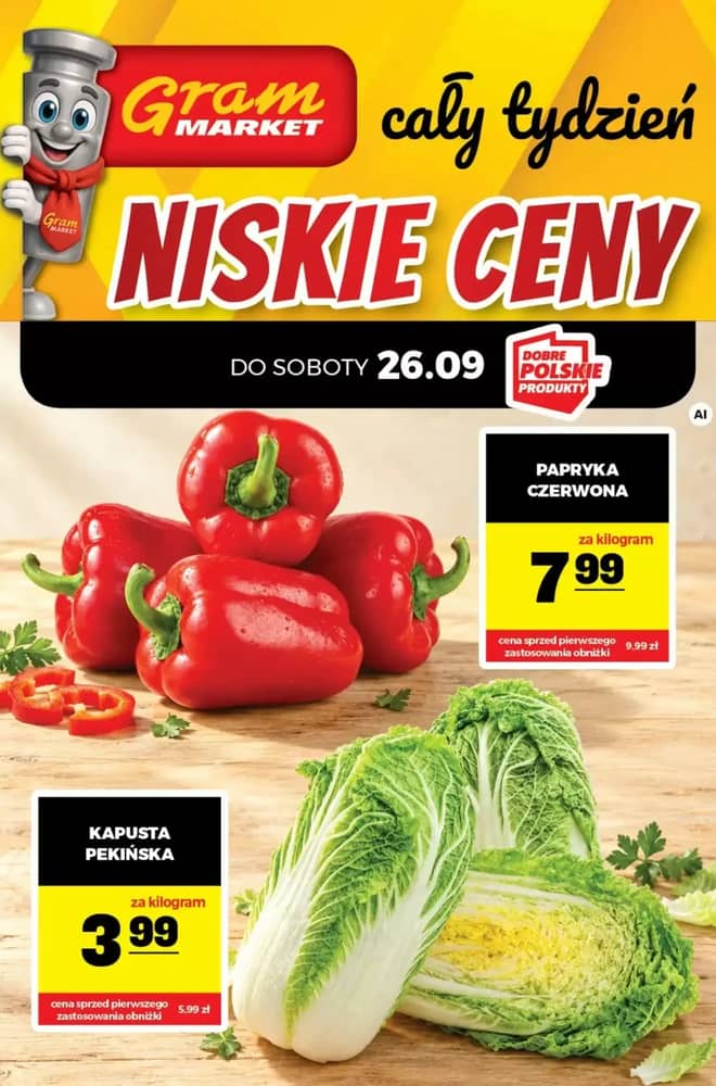 Okładka gazetki Gram Market, ważna 25–30 wrzesień 2026