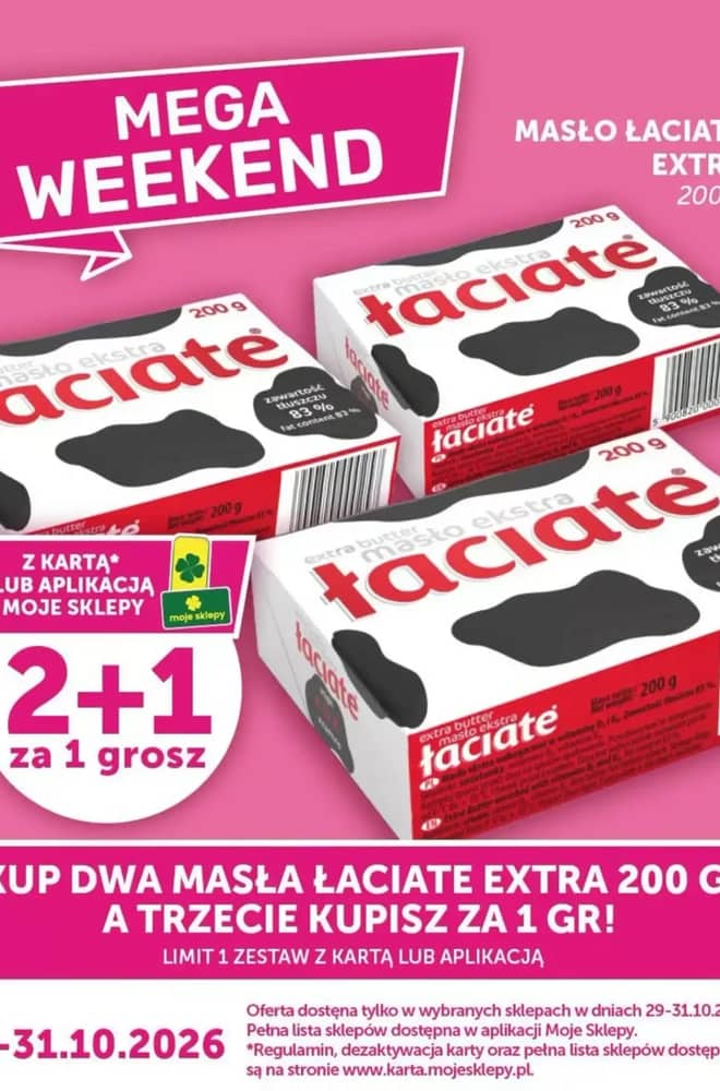 Okładka gazetki Groszek, ważna 29–31 październik 2026