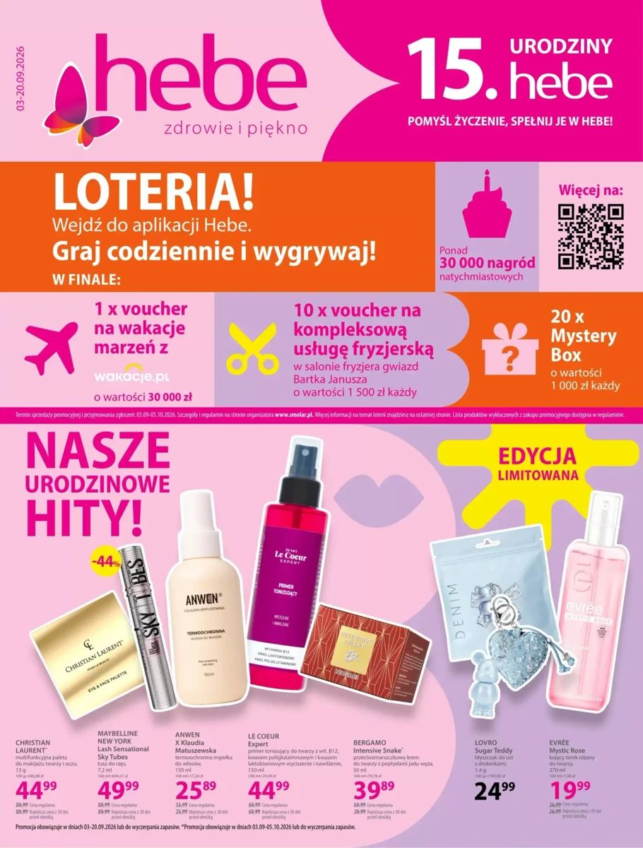 Gazetka Hebe, strona 1 z 4