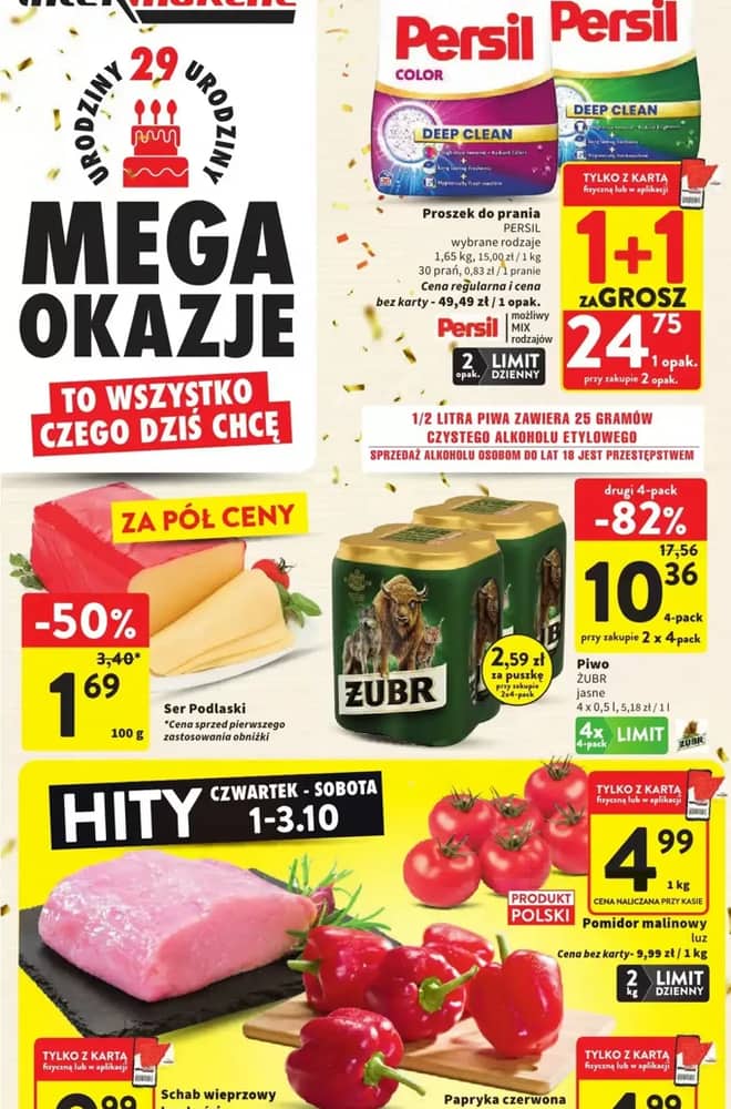 Okładka gazetki Intermarché, ważna 1–7 październik 2026
