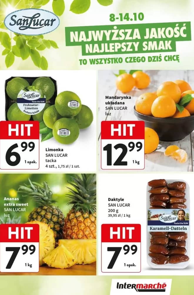 Okładka gazetki Intermarché, ważna 8–14 październik 2026