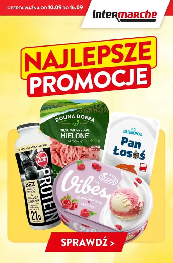 Okładka gazetki Intermarché, ważna 10–16 wrzesień 2026