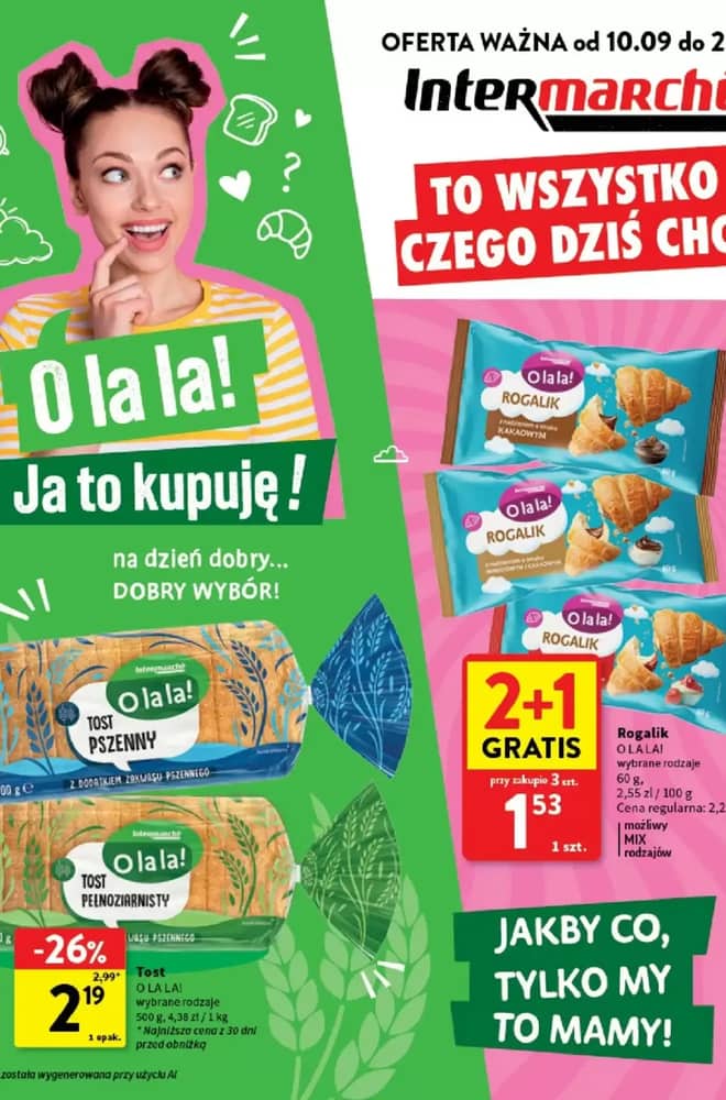 Okładka gazetki Intermarché, ważna 10–23 wrzesień 2026