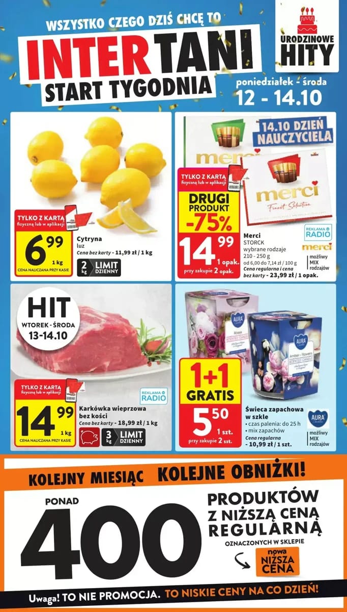 Gazetka Intermarché, strona 1 z 3