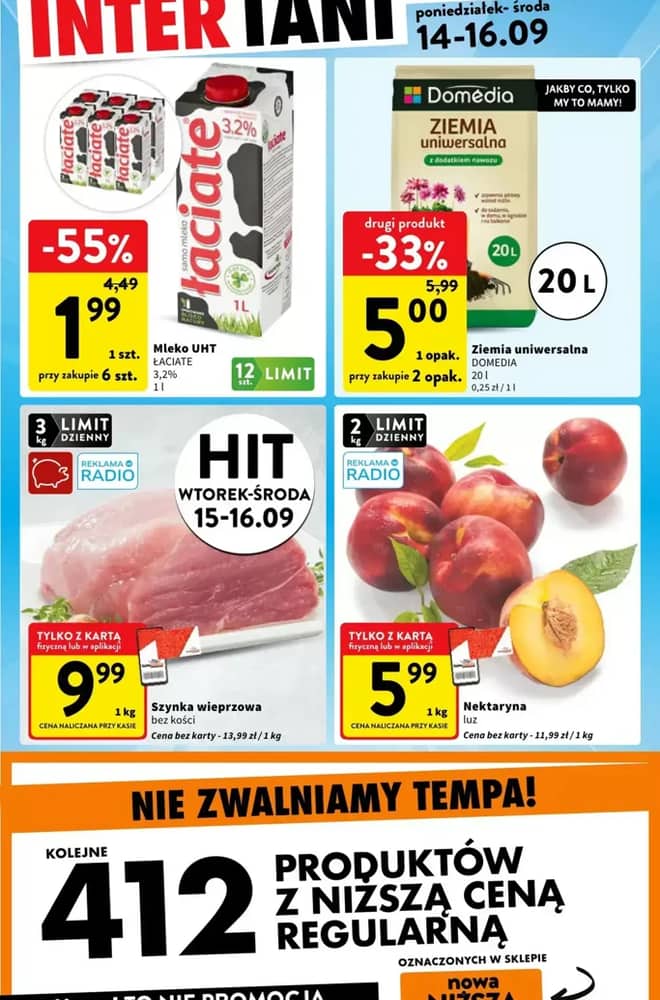 Okładka gazetki Intermarché, ważna 14–16 wrzesień 2026
