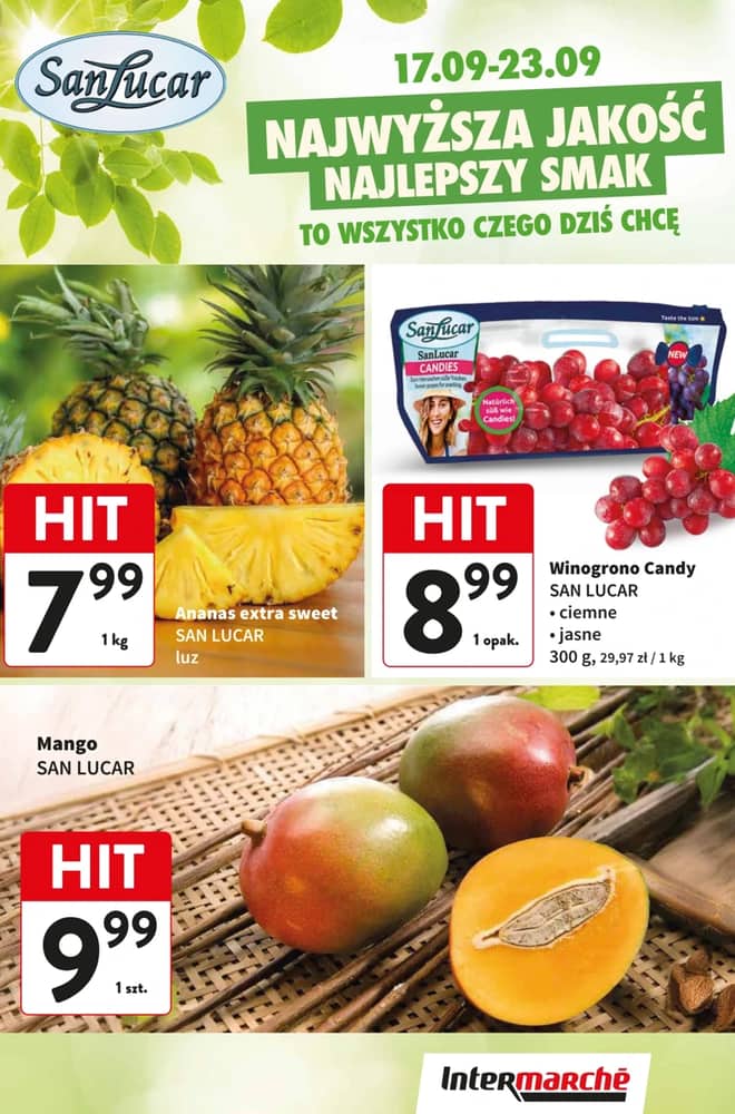 Okładka gazetki Intermarché, ważna 17–23 wrzesień 2026