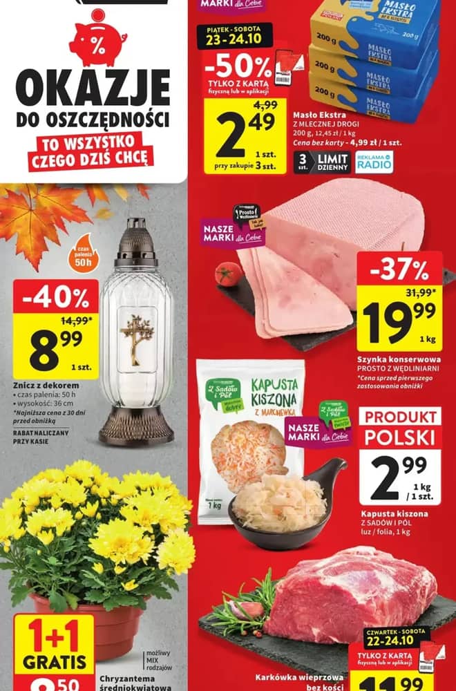 Okładka gazetki Intermarché, ważna 22–28 październik 2026