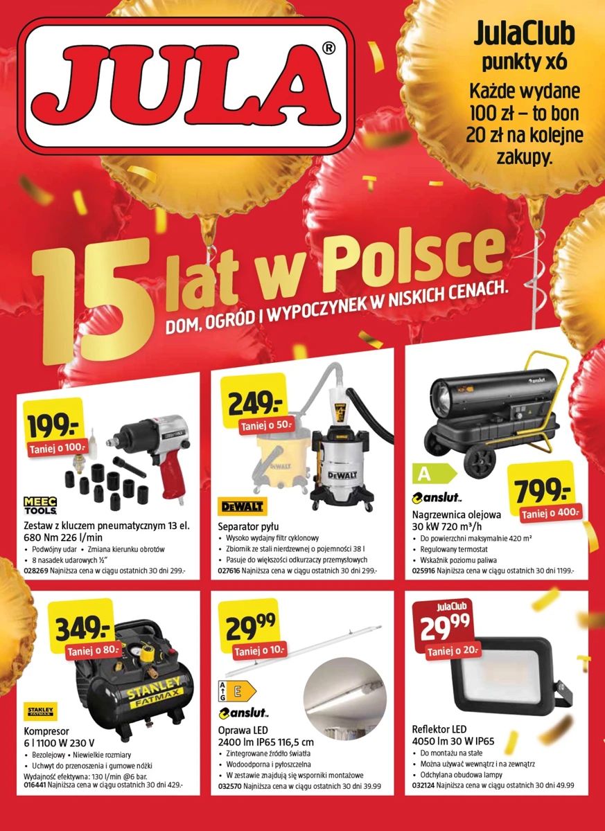 Gazetka Jula, strona 1 z 8