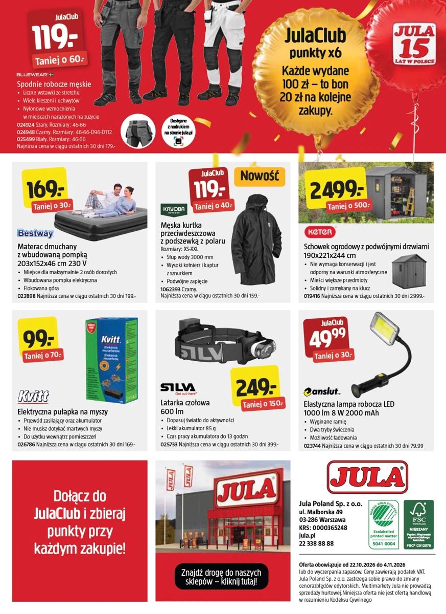 Gazetka Jula, strona 8 z 8