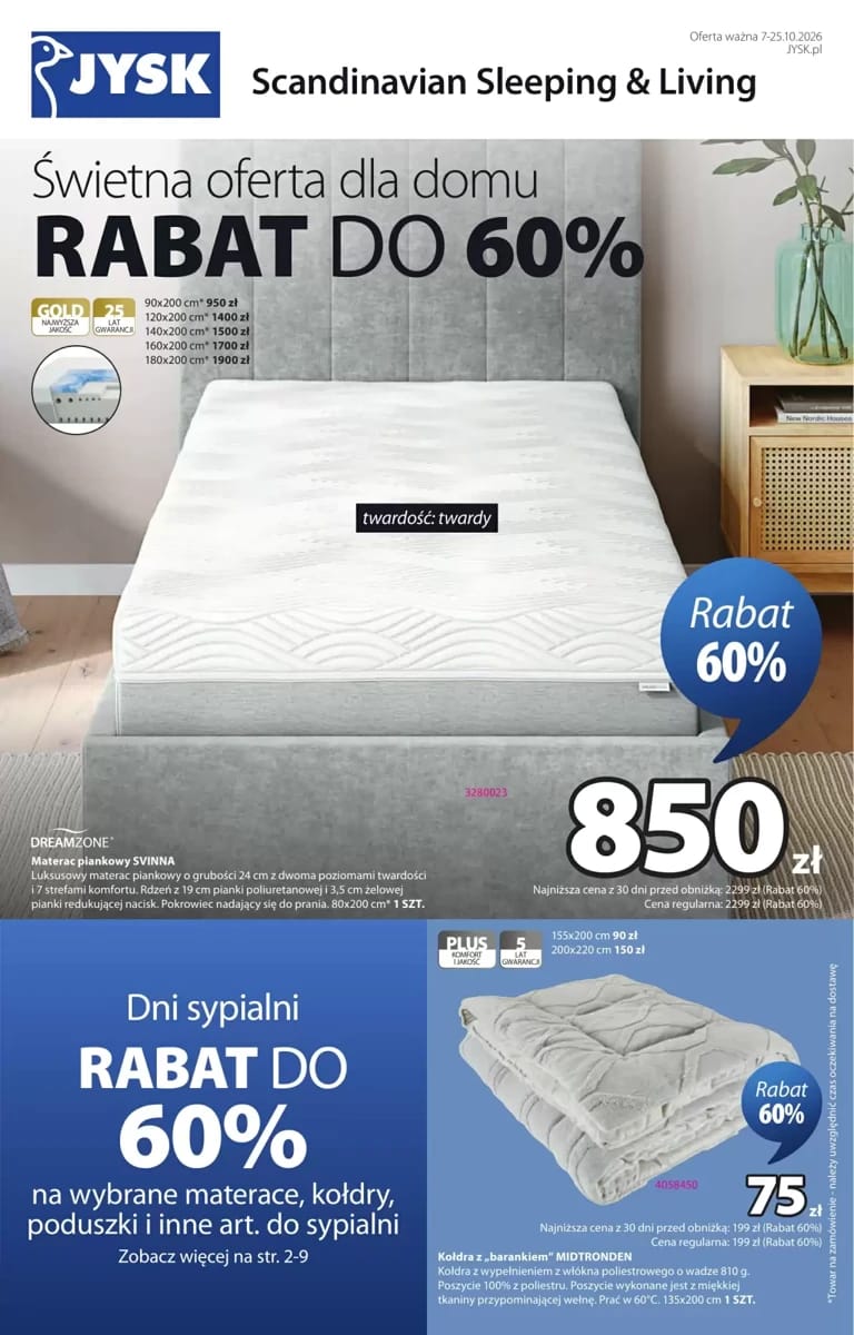 Gazetka JYSK, strona 1 z 16