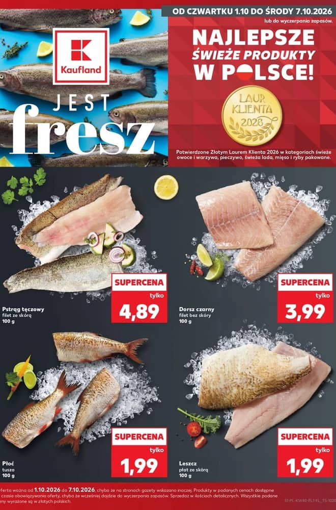 Okładka gazetki Kaufland, ważna 1–7 październik 2026