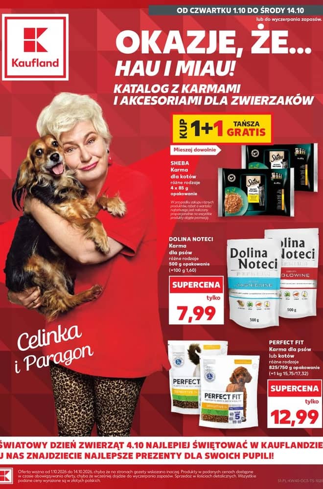 Okładka gazetki Kaufland, ważna 1–14 październik 2026