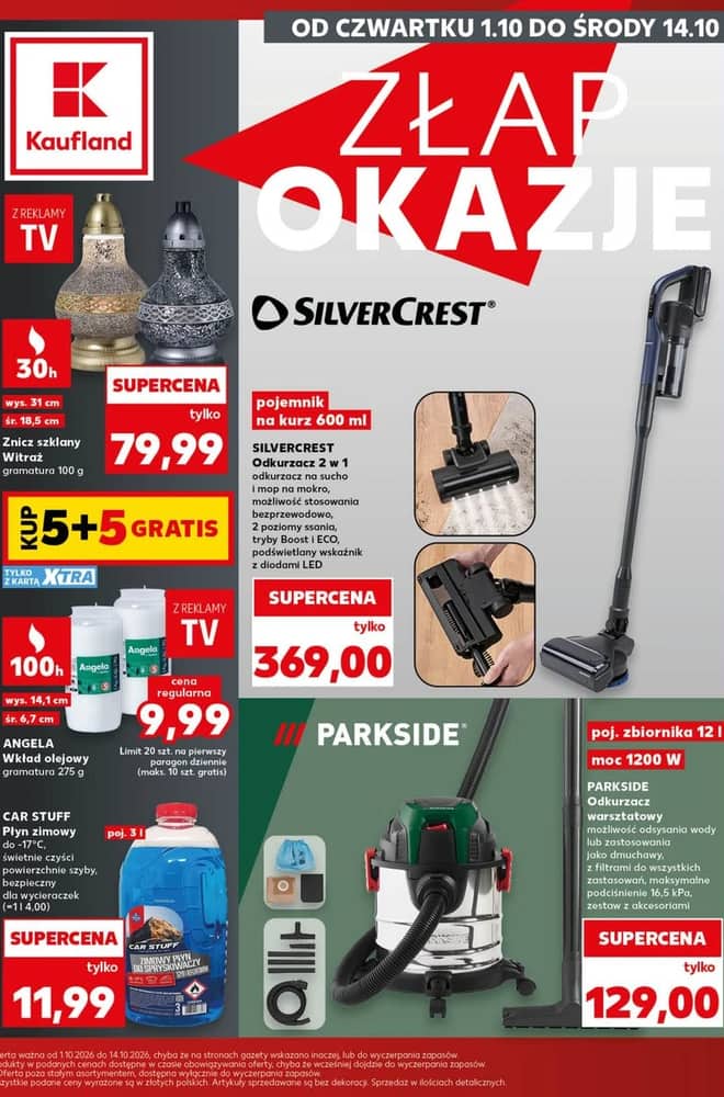 Okładka gazetki Kaufland, ważna 1–14 październik 2026