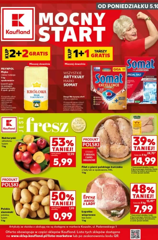 Okładka gazetki Kaufland, ważna 2–7 październik 2026