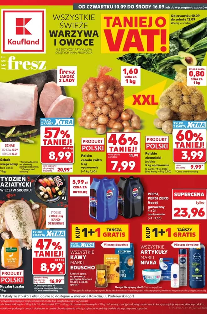 Okładka gazetki Kaufland, ważna 10–16 wrzesień 2026