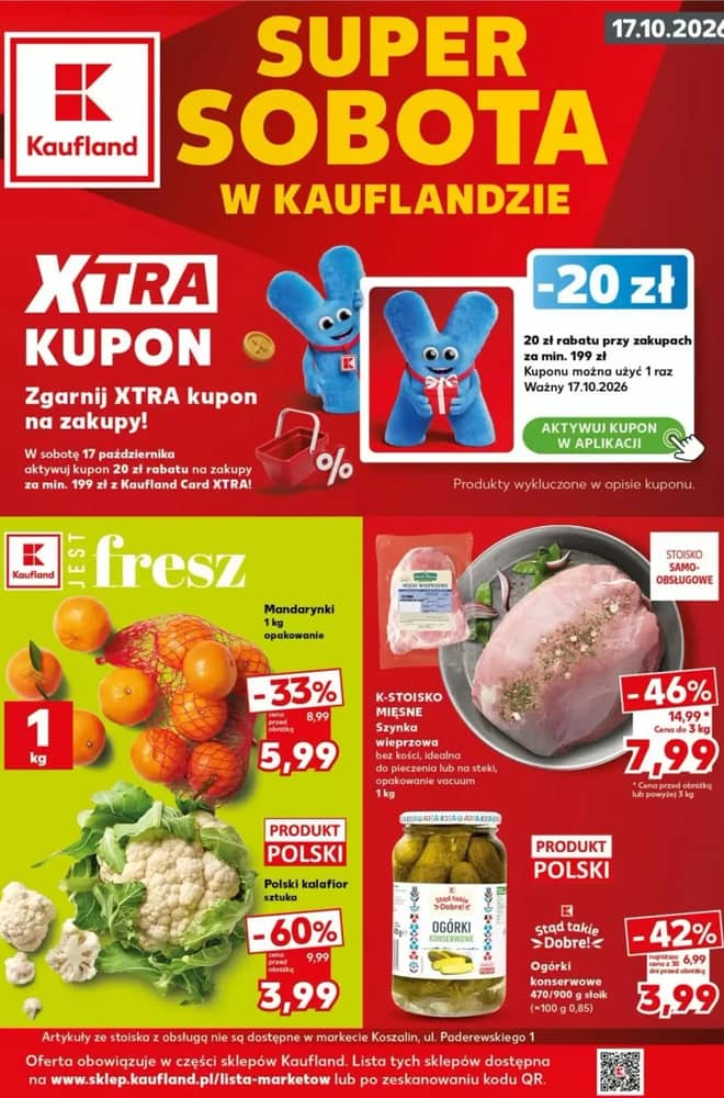 Okładka gazetki Kaufland, ważna 15–21 październik 2026