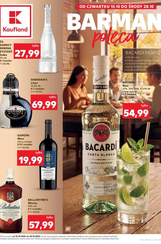 Okładka gazetki Kaufland, ważna 15–28 październik 2026