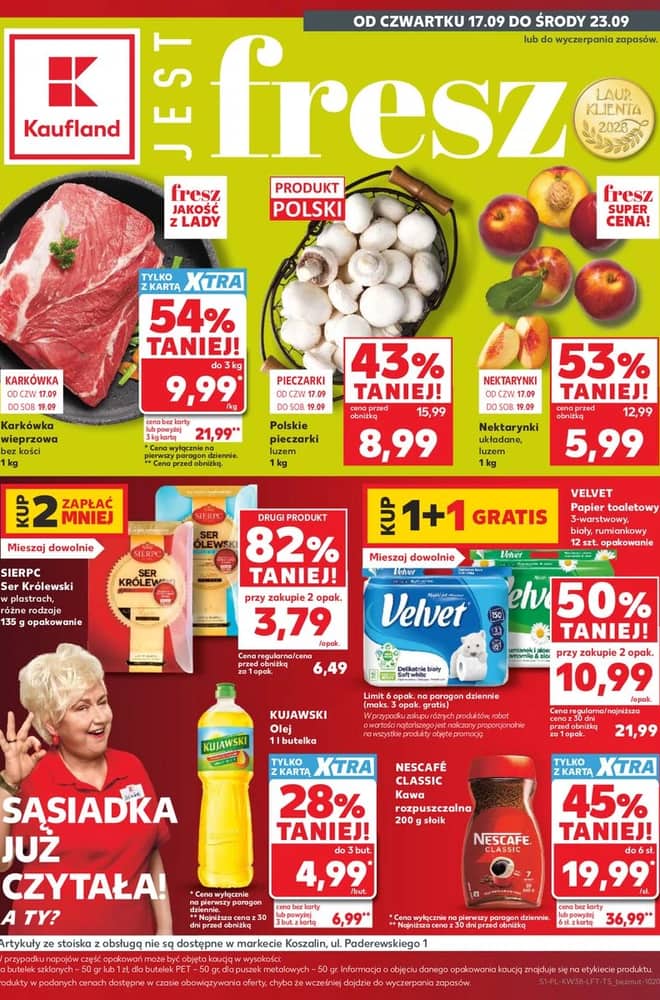 Okładka gazetki Kaufland, ważna 17–23 wrzesień 2026
