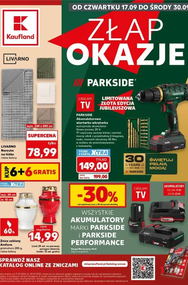 Okładka gazetki Kaufland, ważna 17–30 wrzesień 2026