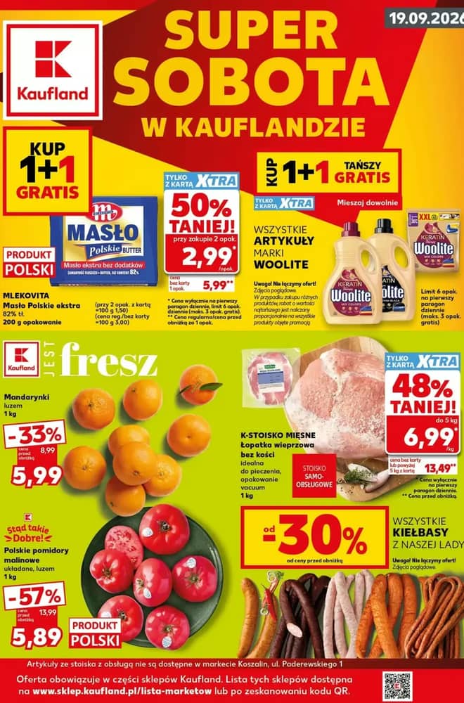 Okładka gazetki Kaufland, ważna 19–19 wrzesień 2026