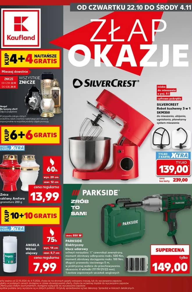 Okładka gazetki Kaufland, ważna 22 października 2026 – 4 listopada 2026