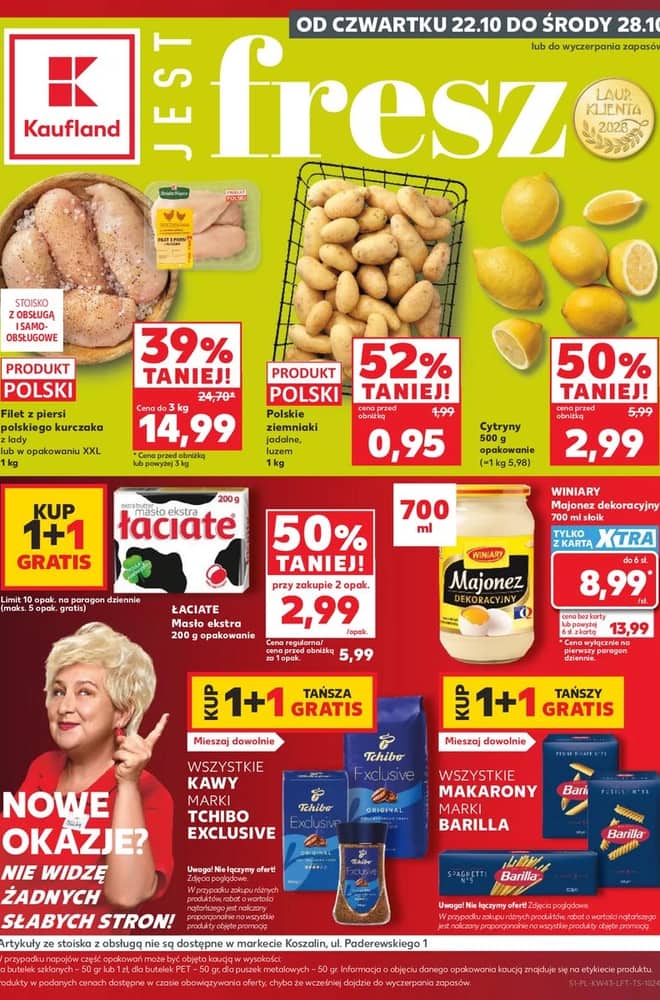 Okładka gazetki Kaufland, ważna 22–28 październik 2026