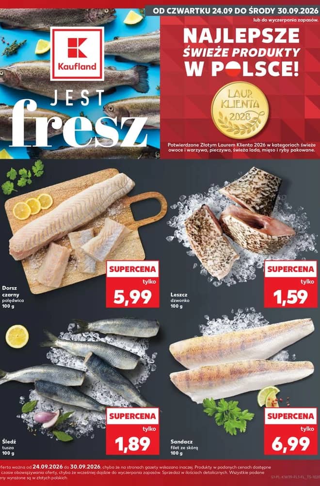 Okładka gazetki Kaufland, ważna 24–30 wrzesień 2026