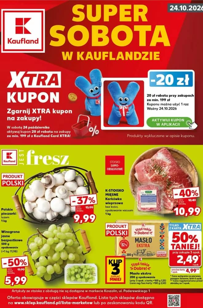 Okładka gazetki Kaufland, ważna 24–24 październik 2026