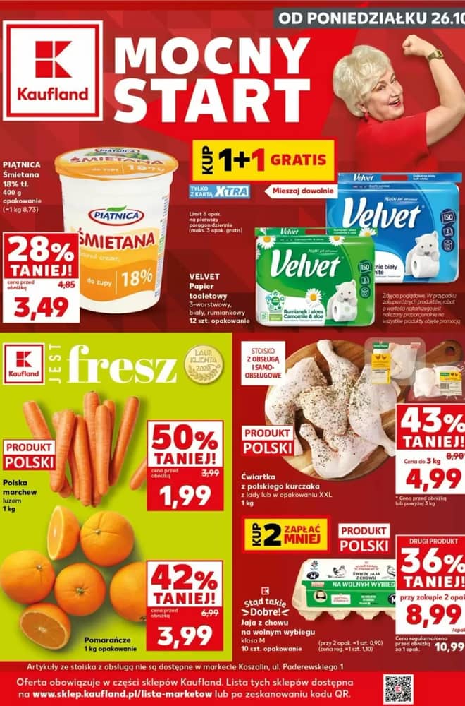 Okładka gazetki Kaufland, ważna 26–28 październik 2026