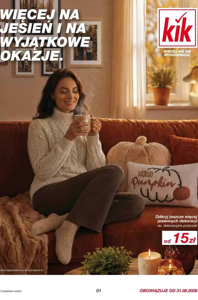 Okładka gazetki KiK, ważna 31 sierpnia 2026 – 18 września 2026