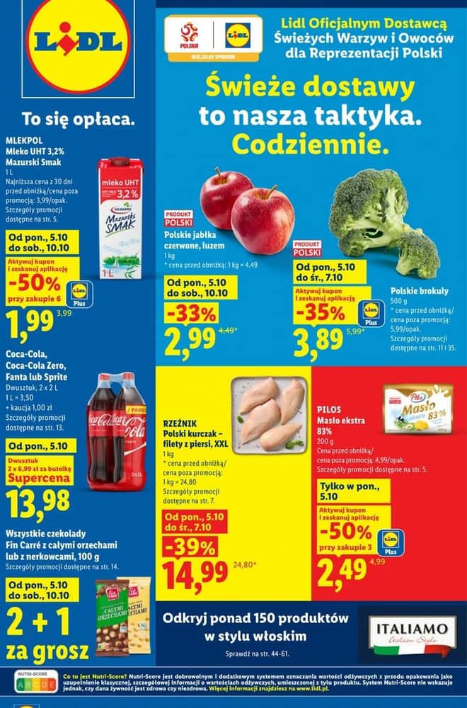 Okładka gazetki Lidl, ważna 5–7 październik 2026
